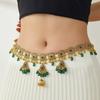 Beads Ethnic Style Belt Bell Pendant Body Chain Versatile Tassel Belly Chain  Dress Ornament