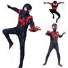 The Into Spiderman Spiderverse Kids Adult Costume Miles Morales Cosplay Suit