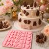 Silicone Baby-Themed Baking Mold Set for Cake Mousse Chocolate Candy Making Flexible Non-Stick Easy Release Baby Bottle Pacifier Shape Baking Tray