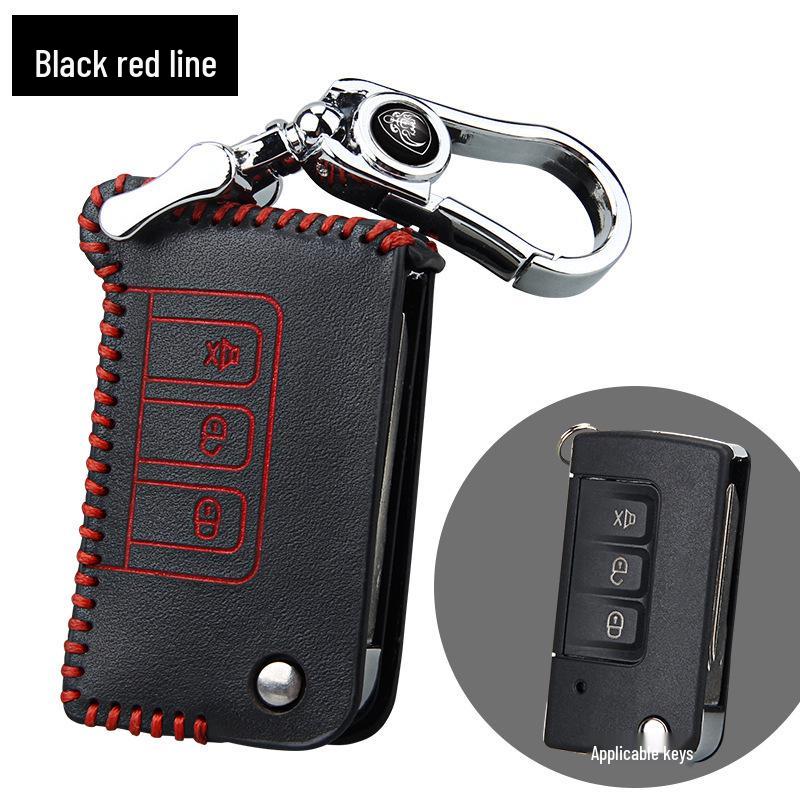 Iron Key Case for Martian Chevrolet - Leather Remote Control Protective Cover