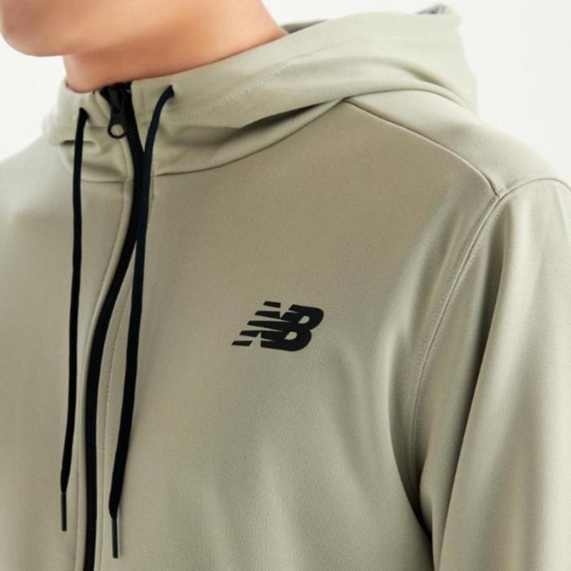 New Balance Zip Up Training Top Full Zip Up  Nbmdd4s081 Bu