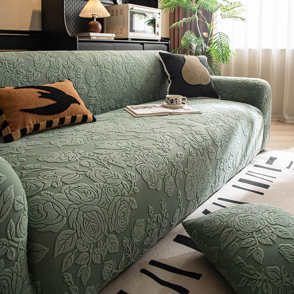 Neue Ganzjahres-Universal-Sofabezug All-Inclusive Mehrzweck-Gerade Reihe Integrierte Schutzhülle