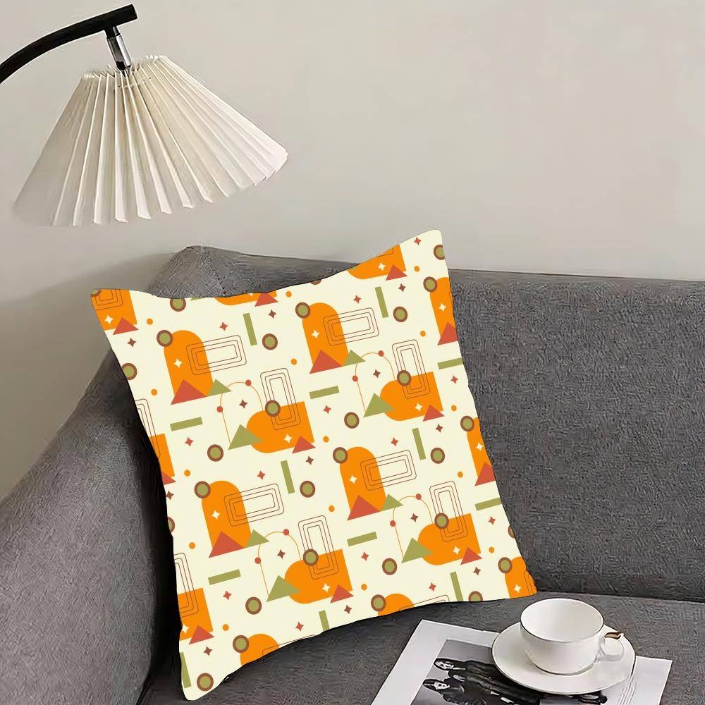 boho plant nordic Cushion Cover Reversible Plush Pillow Cover – For car, sofa, bedroom, perfect as a gift.