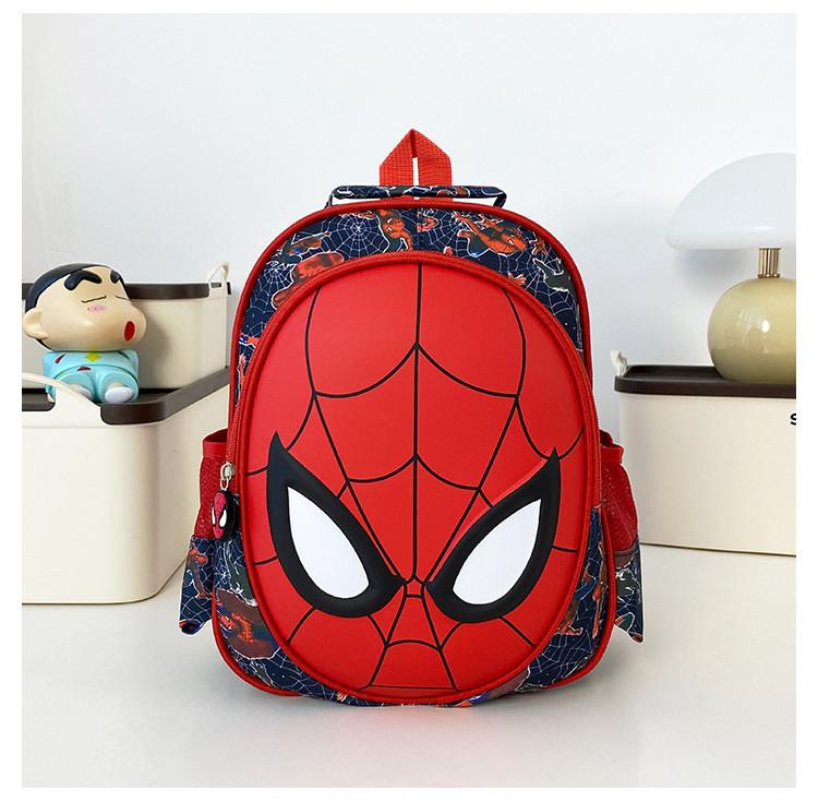 3d Spider-man Children's Backpack For Boys And Girls Stylish Nylon School Bag