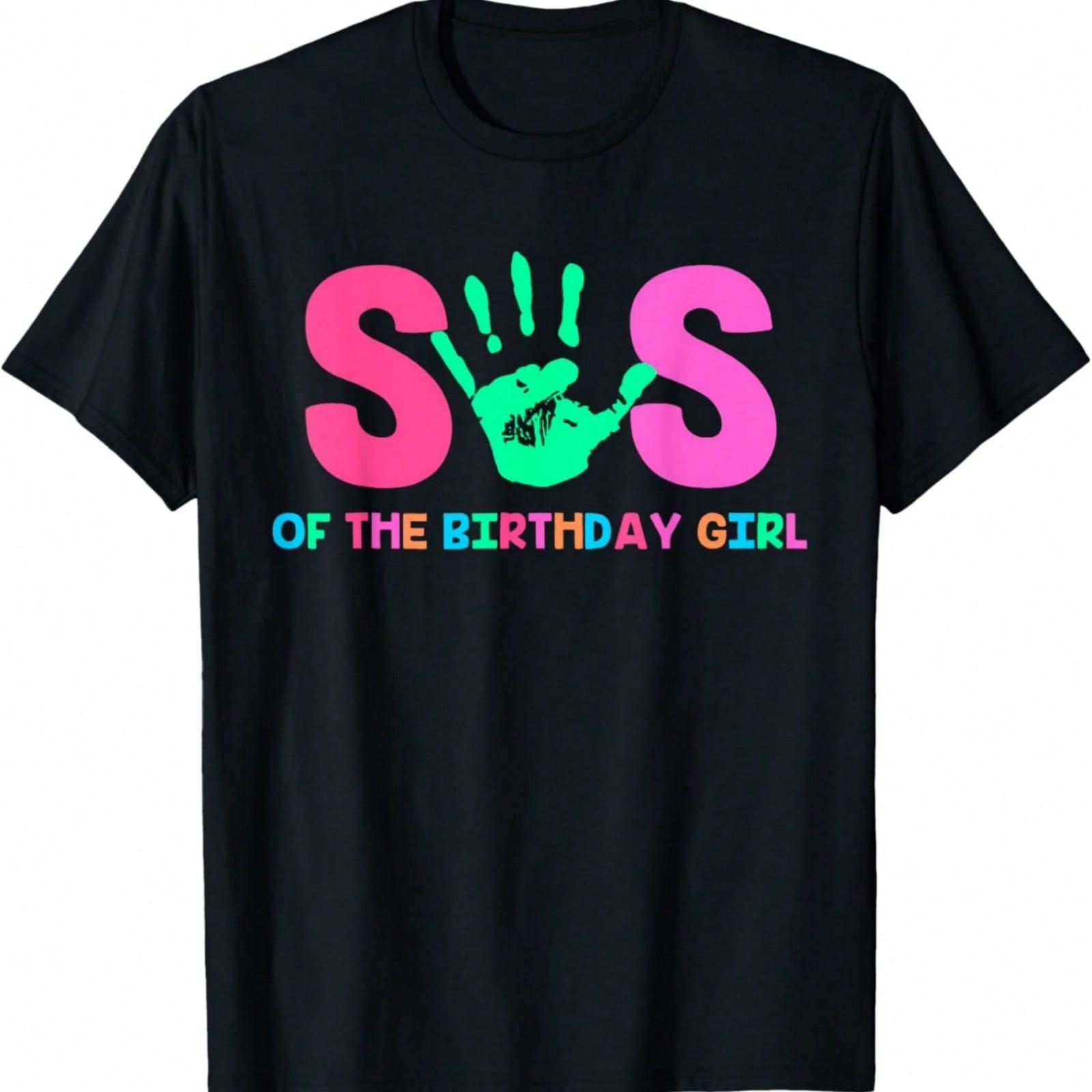 Sister Of The Birthday Girl 5th Birthday Girl High Five T-Shirt S разноцветный