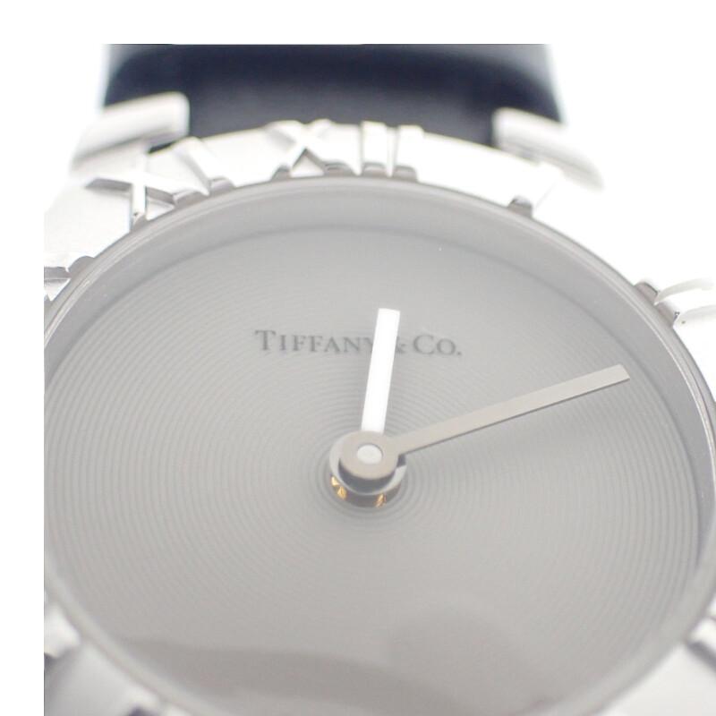 TIFFANY&Co.  Uhren grau Silber925 Damen graues Zifferblatt
