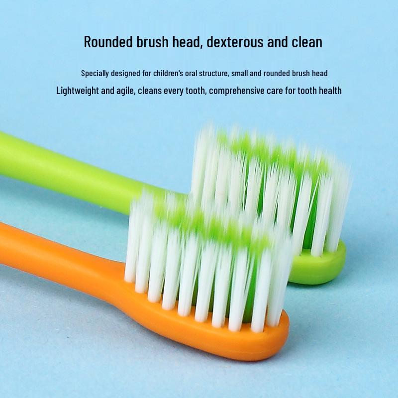 Niedliche Cartoon-Zahnbürste für Kinder mit weichen Borsten für Alter 2-12 - Einzeln verpackt für die Mundpflege