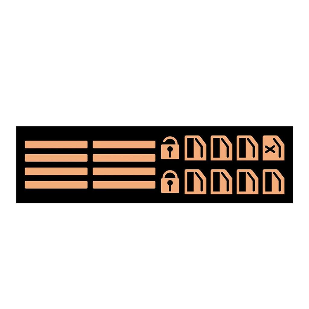 Autoaufkleber Auto-Knopfaufkleber Leuchtender Schalterknopf-Aufkleber Für Auto Nachtsicherheit Fluoreszierende Aufkleber Auto-Styling 10,2x2,6cm