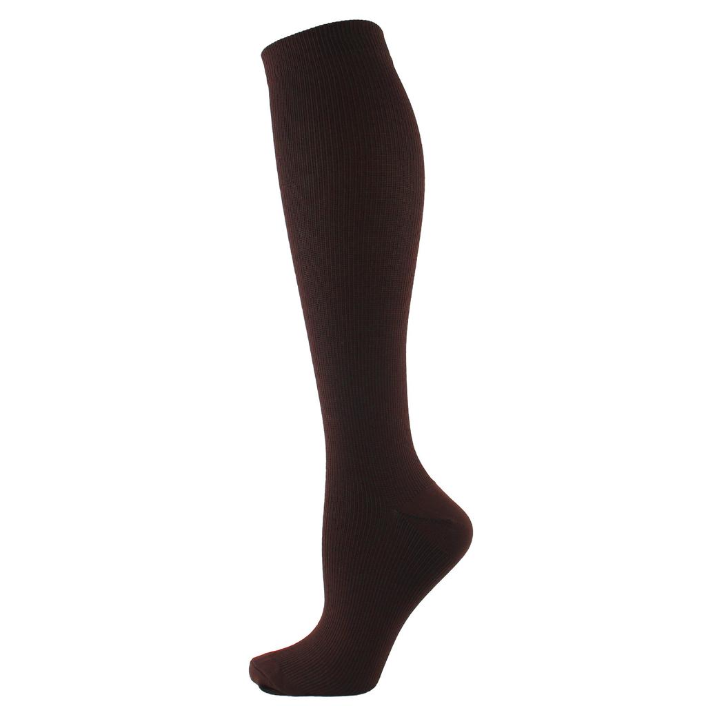 Compression Socks Small Dots Stripe Candy Color Varicose Vein Nurse Sports Running Calf Pressure Stockings Protect Feet Support