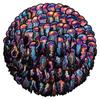 100 Colorful Jellyfish Stickers Pack Mobile Phone Water Cup Suitcase Decoration Stickers Waterproof Creative Children's Stationery Stickers