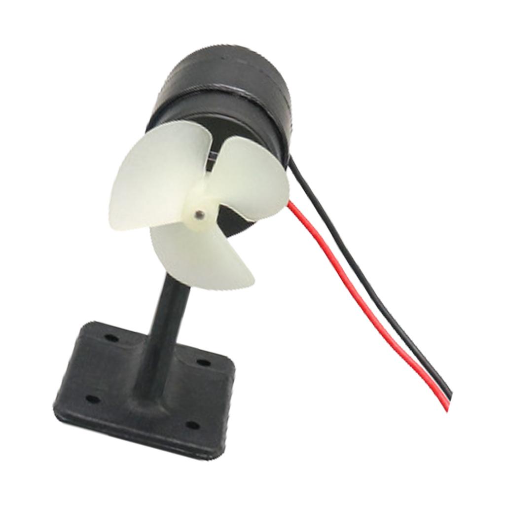 High Power 80W DC Underwater Thruster Motor For Bait Boat Models 10-20V 15kg Load Capacity