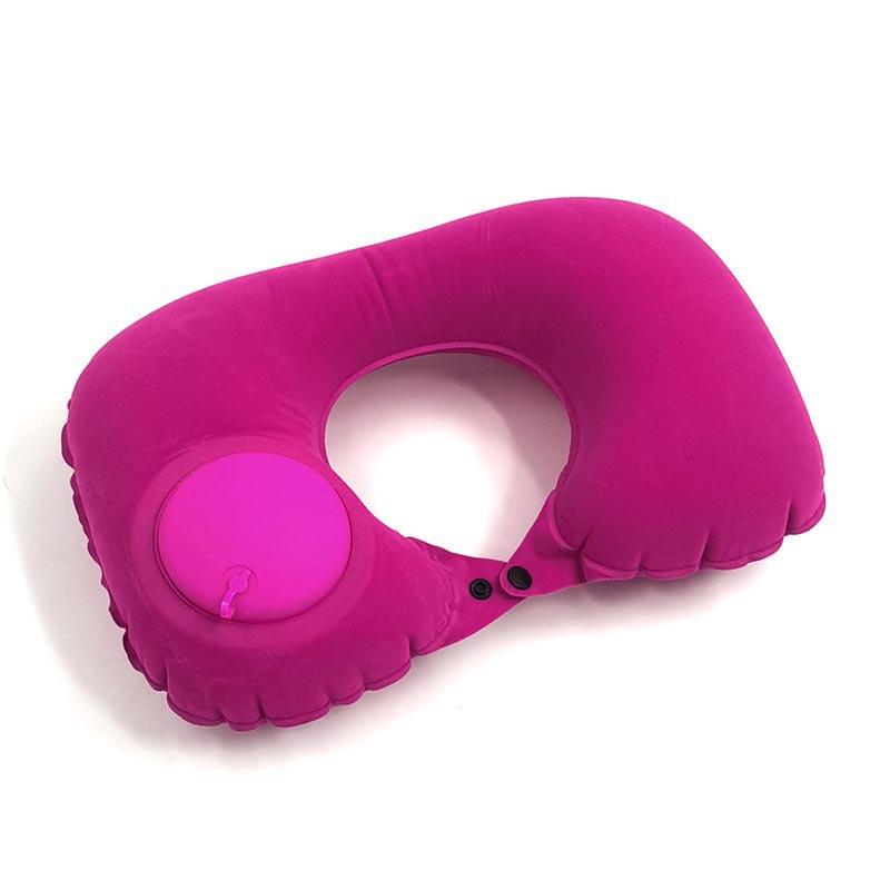 

Надувная подушка для путешествий Портативная подушка для шеи Пресс Надувная подушка для шеи U-образная подушка Подушка для путешествий Подушка для сна Подушка для самолета Independent opp bag 2pcs