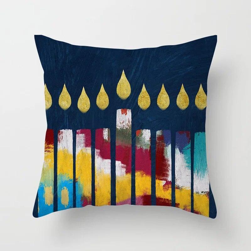 45x45cm Modern Abstract Striped Geometric Cushion Cover Throw Pillow  For Living Room Sofa Office Seat Bed Home Decor