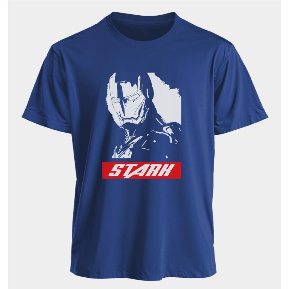 Men's and Women's T-shirts Iron Man Summer American Spring and Autumn New Classic Oversized Sporty Punk Short Sleeves