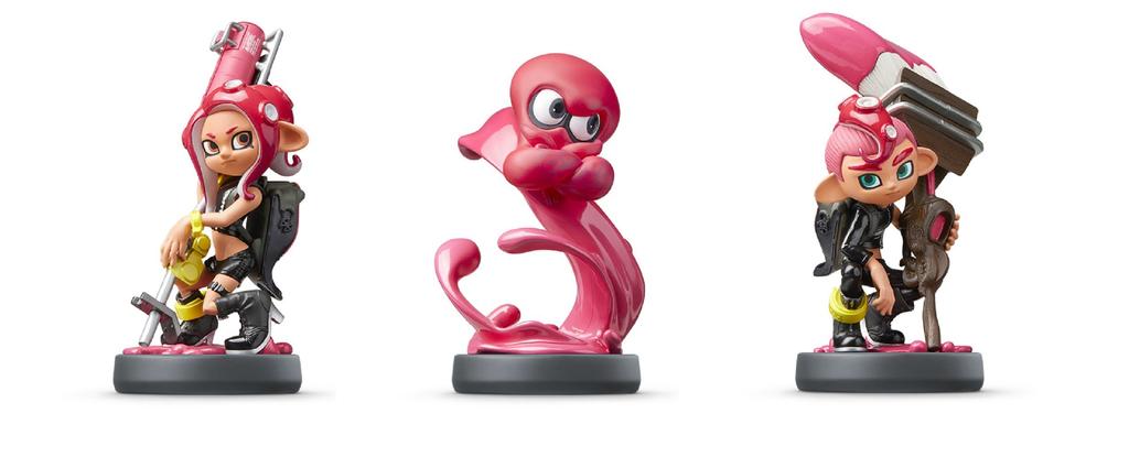 Amiibo Triple Set [Octopus Girl/Octopus/Octopus Boy] (Splatoon Series)