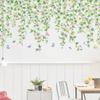 Green Leaves Plant Branch Wall Sticker Bedroom Living Room Background Decoration Mural Home Decor Stickers Art Decals Wallpaper
