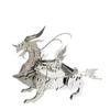 DIY 3D Metal Stainless Steel Puzzle Assembled Model with Ancient Beast Toys Animal for Children and Adult Gift