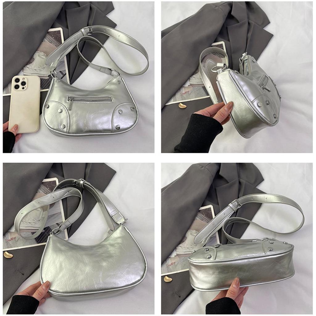 Shoulder Bag for Mini Shoulder Faux Large Dull Color [Fancy Forest] Women, Crossbody, Bag, Wallet, Pochette, Small, Lightweight, Bag, Leather, Adult,