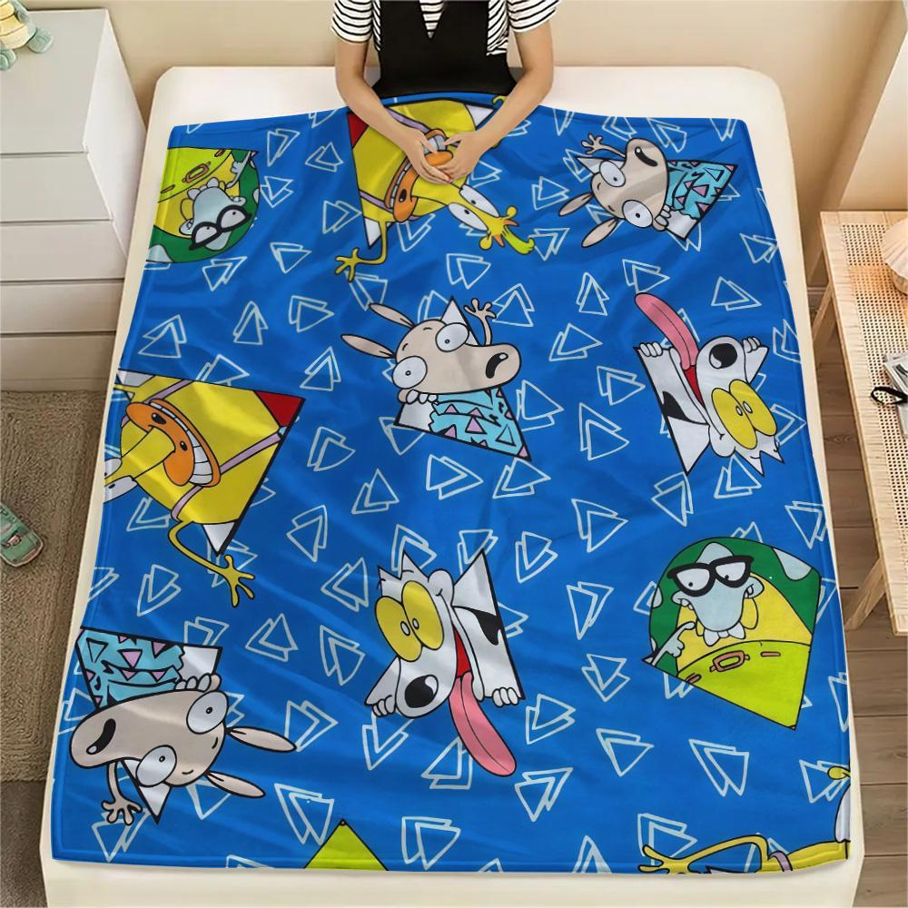 Rocko Flannel Blanket, High quality Comfortable for All Seasons, Home Decor, Warmth and Comfort