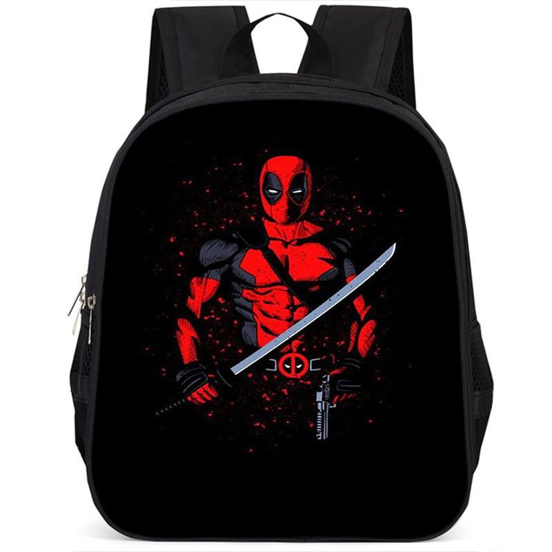Deadpool 15-inch Extra Large Capacity Lightweight Oxford Cloth Kids Backpack