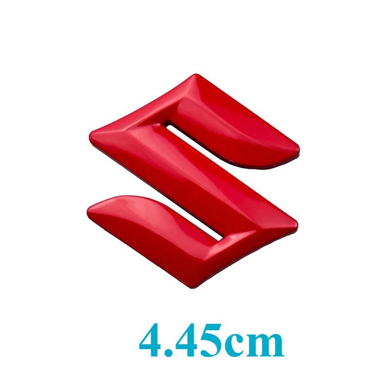 3D Badge Steering Wheel Sticker Car Front Emblem Rear Trunk Logo For SUZUKI Swift Metal Alloy Modified Letter Decoration
