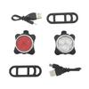USB Rechargeable Bike Light Set Super Bright Front Headlight and Rear LED Bicycle Light Set