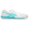 Asics Low Top TF (Rubber Studs) Soccer Shoes Men Soccer Shoes White Blue 1111A218-101