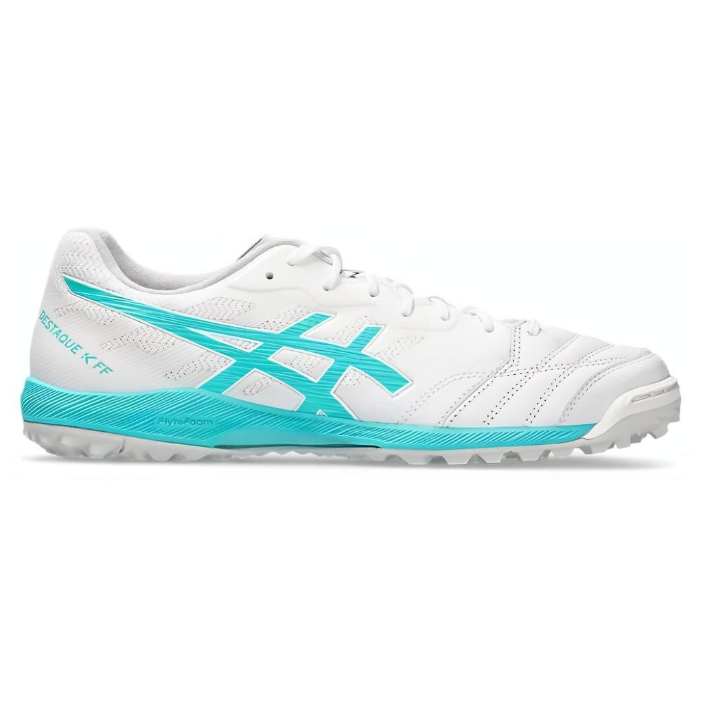 Asics Low Top TF (Rubber Studs) Soccer Shoes Men Soccer Shoes White Blue 1111A218-101
