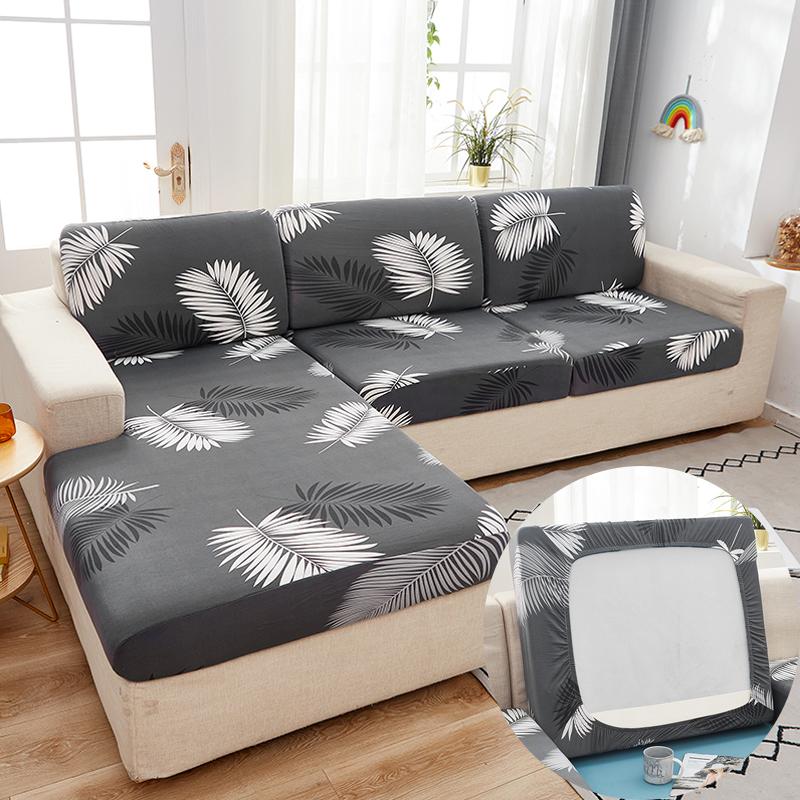 Stretchy Couch Pillow Furniture Covers Sofa Seat Pad Covers Slip Resistant Upholstery Protector Replacement For Individual Cushions