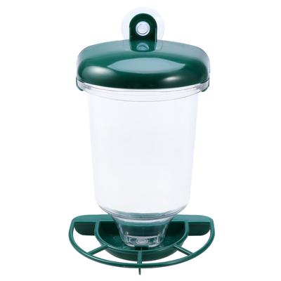 Clear Plastic Window Wild Bird Feeder With Sucker For Songbird