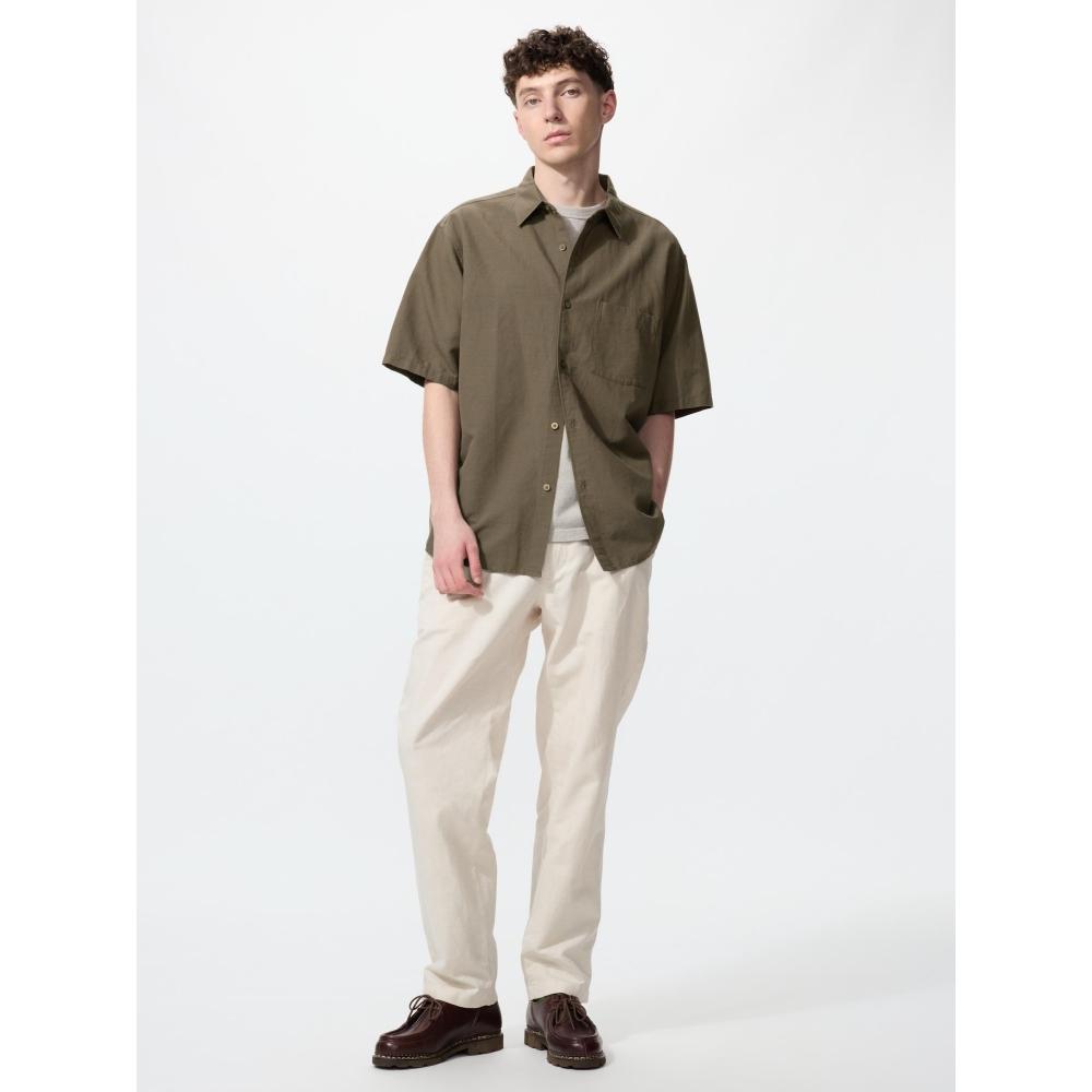 Uniqlo Japan Cotton Linen Shirt