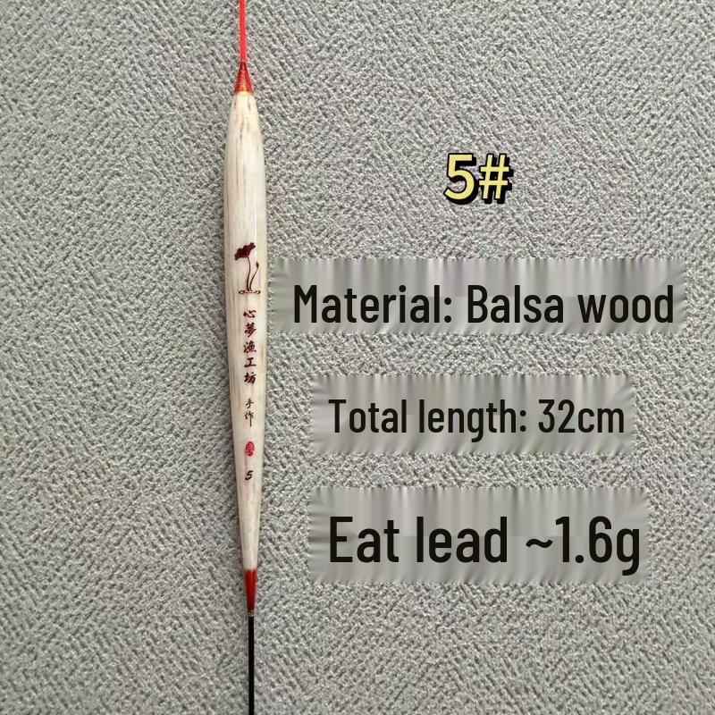 Shallow Water Balsa Wood Fishing Floats for Carp and Crucian Fishing