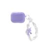 Compatible with Apple AirPods Pro 1st Gen Bluetooth Earphone Protective Case 1/11 Purple Cute Little Bear Earphone Headphone Case