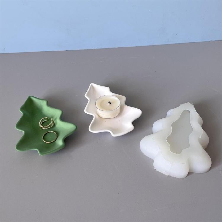 Multi Use Silicone Christmas Tree Mold Food Safe Material For Baking Crafts Resin Art And Home Decors