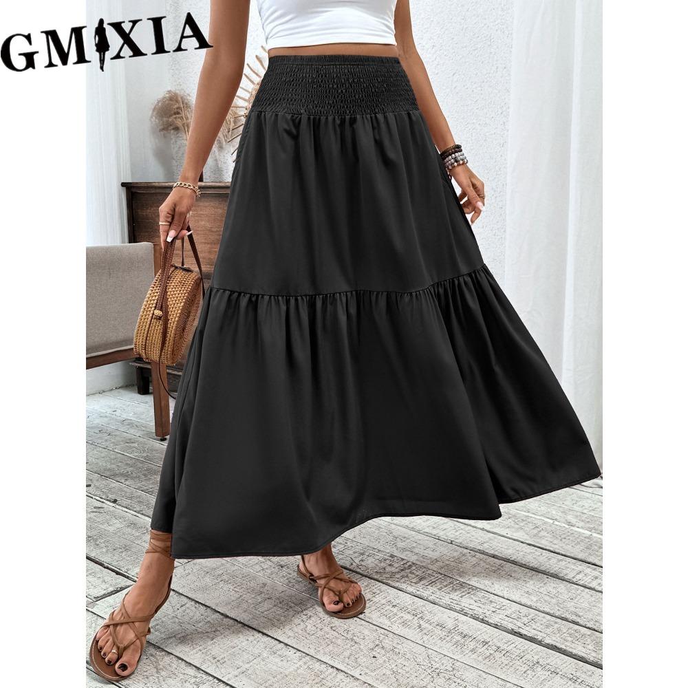 GMXIA Women's Fashion Leisure Casual Summer Spring Skirt