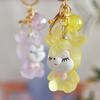 Cute Led Deer Bag Pendant Flashlight Keychain Key Lanyard Elk Keychain Car Keyring