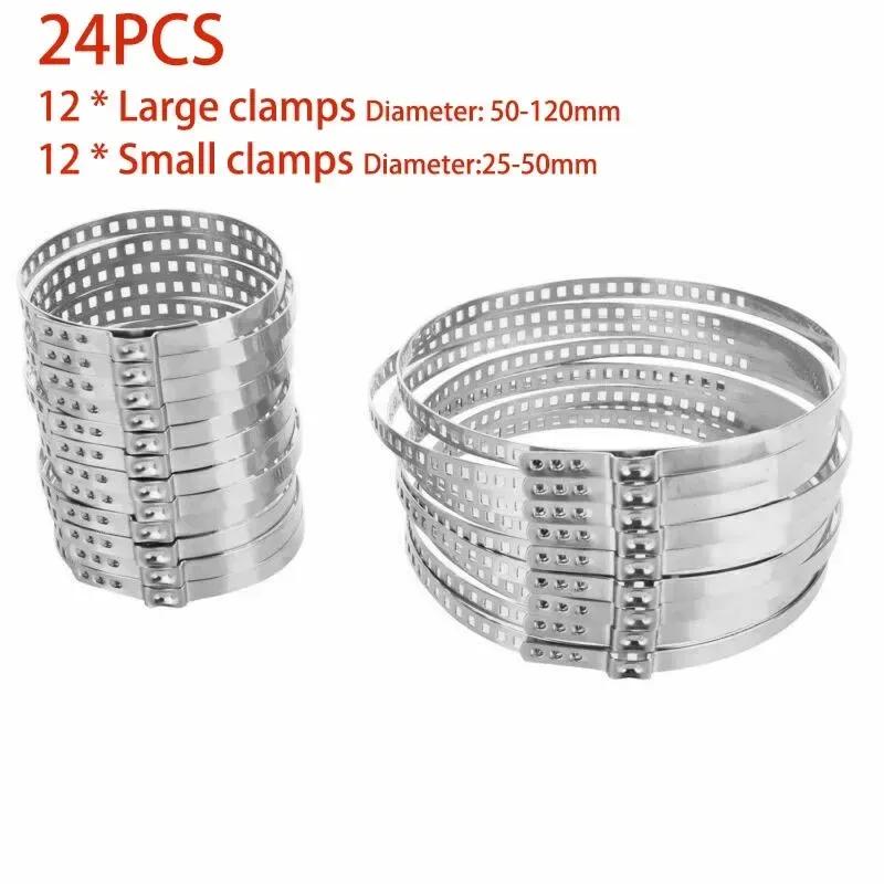 Axle CV Joint Boot Crimp Clamp Kit Driveshaft Stainless Steel CV Boot Clamp 20-50/50-120mm Adjustable drive shaft boot clamps