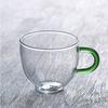 6 PCS / Coffee Cup High Borosilicate High Temperature Resistant Glass Small Cup Thickened Heat Resis