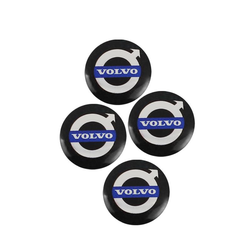 5 Peças Adesivo de Chave Remota de Carro Emblema de Alumínio Distintivo Decoração Adesivo Para Volvo V60 V40 XC90 S60 XC60 V50 V70 S90 V90 EX90 EM90 C40