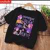 2025 Sommer Kpop Dämonenjäger T-Shirt Kinder Cartoon Anime Meme Druck Kleidung Rundhals Basic Jungen Oberteile Lässige Hemden Geschenk
