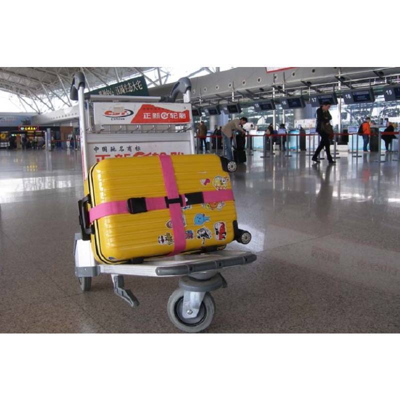 Pp Material Luggage Binding Straps With Antishock Design For Travel And Baggage Security