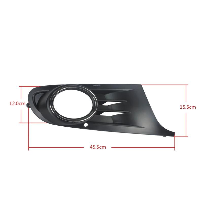 Angrong 2x Bumper Driving Fog Light L & R Grille Surround Cover for VW Golf 6 MK6 2008-13