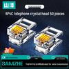 SAMZHE RJ11 Crystal Head Connectors