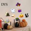 Waterproof Halloween Glass Decals for Windows Wall Stickers, PVC Windows, Classic Ghosts Decorative Atmosphere Pumpkins Skeletons Self-adhesive