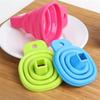 Durable Silicone Portable Retractable Funnels For Home Kitchen Convenient Storage