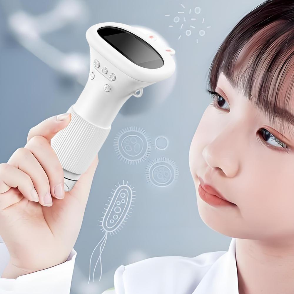1000X Handheld HD Microscope Mini Children Biological Insect Coin Magnifier 2 Inch IPS Screen Lab Digital Microscopes Equipment