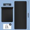 5mm Non-Slip Natural Rubber Yoga Mat with Pose Lines for Home Fitness