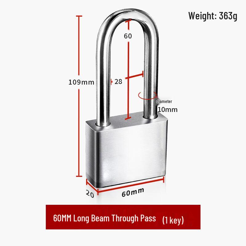 Sanggor Anti-Theft Key Alike Padlock