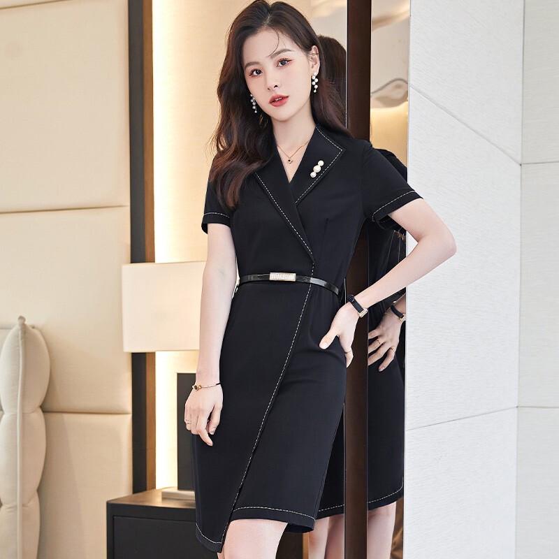 Women's Professional Short-Sleeve Work Dress