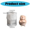 Hedgehog Silicone Mold Designed For Artistic Candle Ornament Durable Silicone Molds For DIY Enthusiasts And Crafters